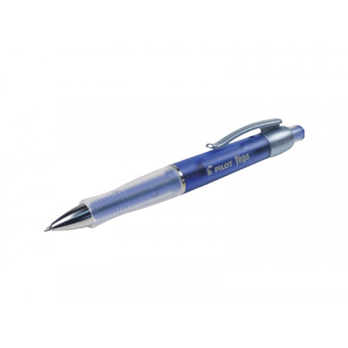 Pilot Pen Kuglepen Pilot Vega 0,5 mm, transparent, blå