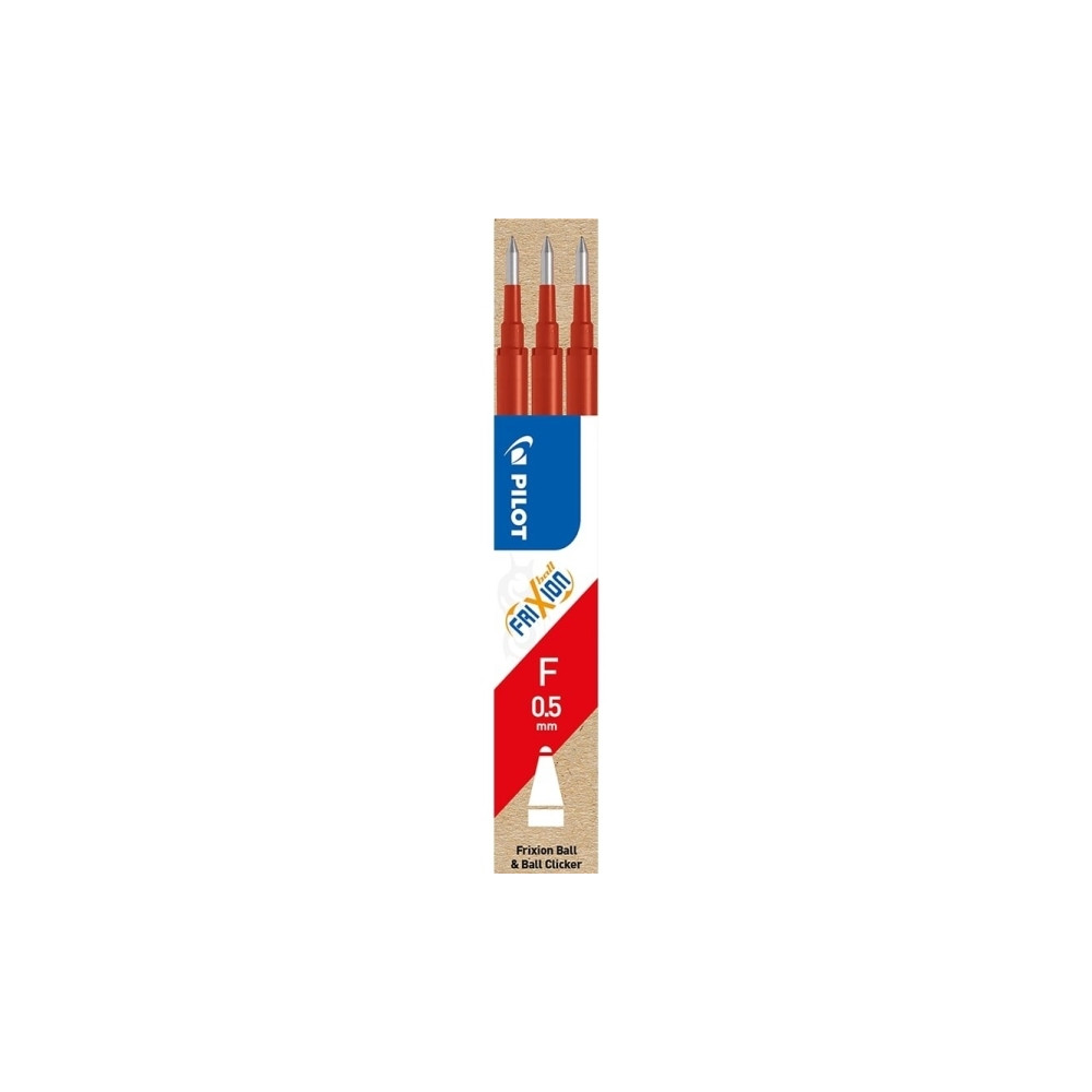 Produktbild för Refill Pilot Frixion Fine 0.5 mm rød
