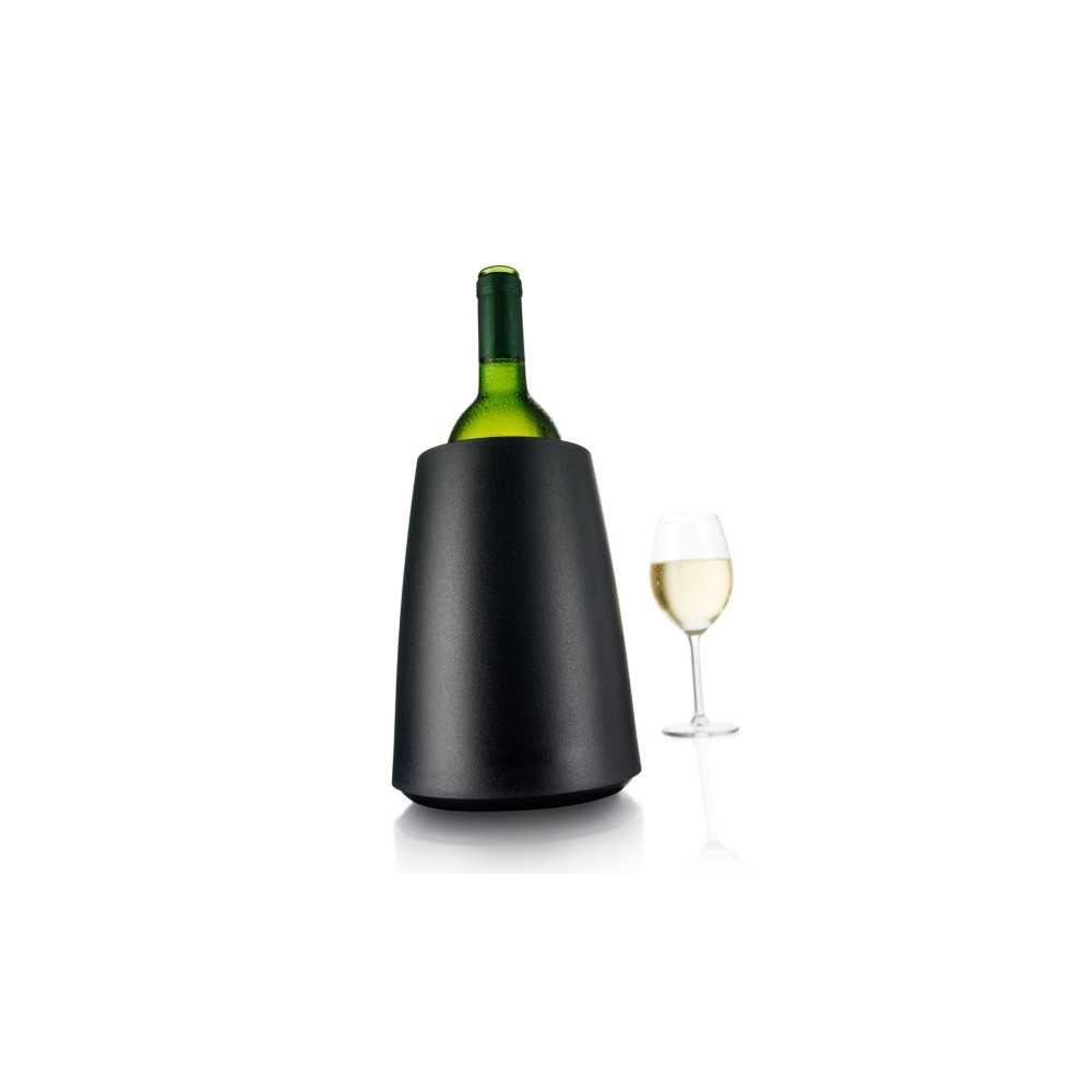 Produktbild för Vacu Vin Active Wine Cooler Elegant, Glasflaska, Vin, Svart,...
