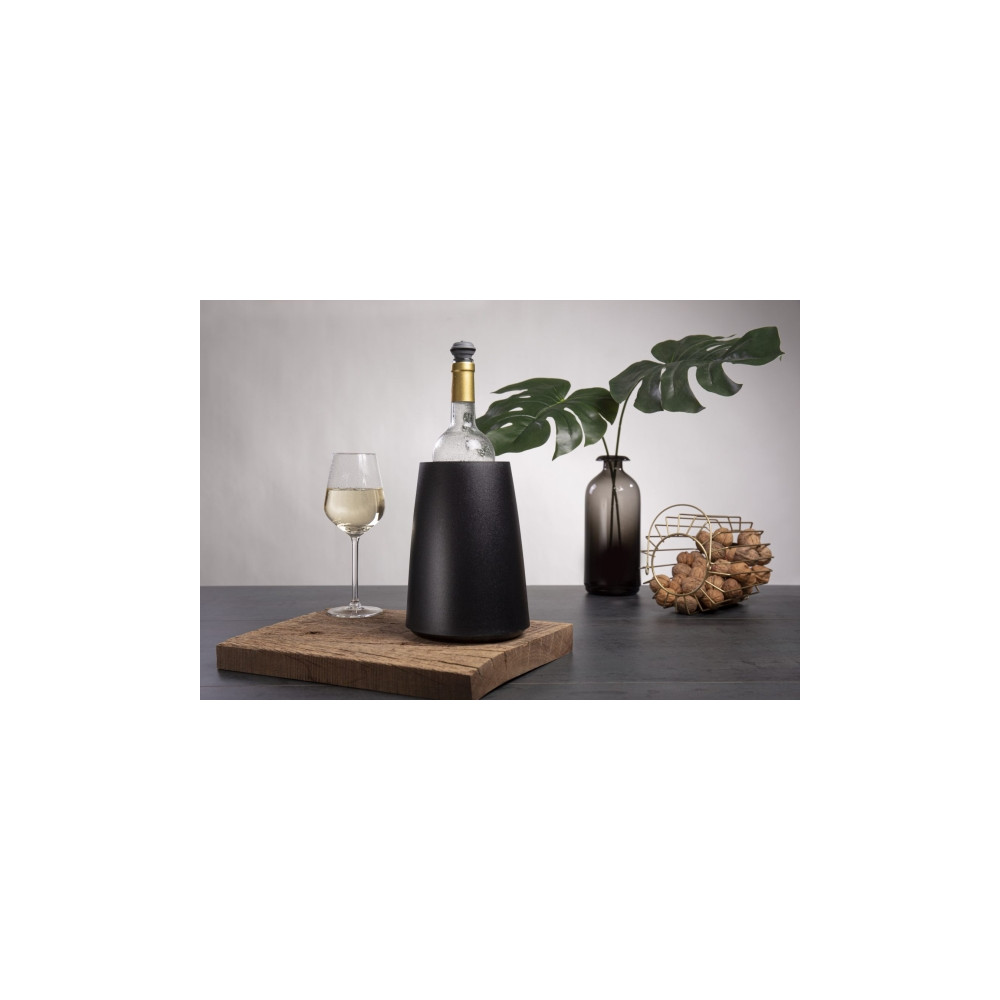 Produktbild för Vacu Vin Active Wine Cooler Elegant, Glasflaska, Vin, Svart,...