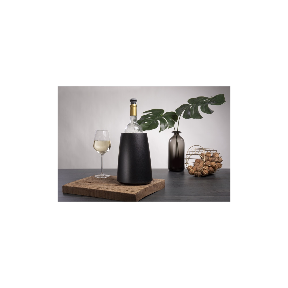 Produktbild för Vacu Vin Active Wine Cooler Elegant, Glasflaska, Vin, Svart,...