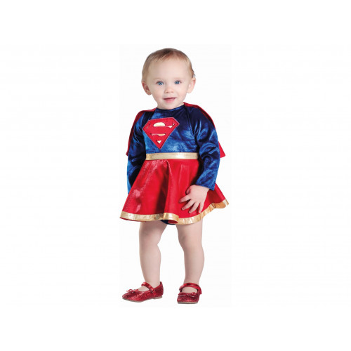 Rubies Supergirl Baby Udklædningstøj (6-24 måneder)(Str. 18-24M/24...