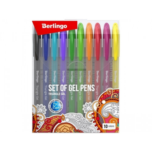 Berlingo Berlingo Berlingo, Gel gel pens set, color, 10pcs, 0.5mm, Tr...