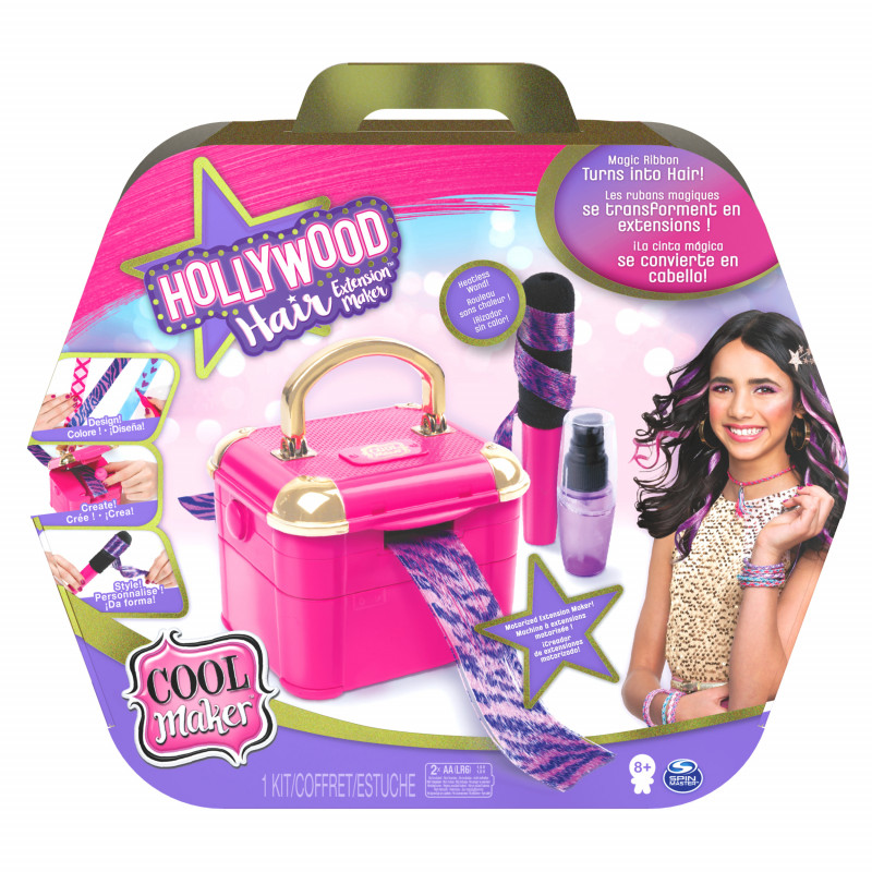 Produktbild för Cool Maker Hollywood Hair Extension Maker Set med hårprydnader