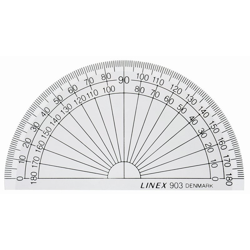 Produktbild för Linex 100413009 gradskiva Styrenakrylnitril (SAN) Halvcirkel