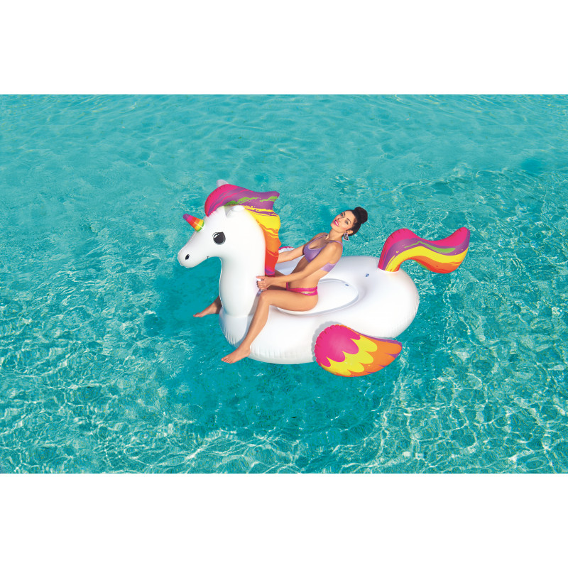 Produktbild för Bestway 41113 pool- och badmadrass Multifärg, Vit Vinyl Sittbadleksak