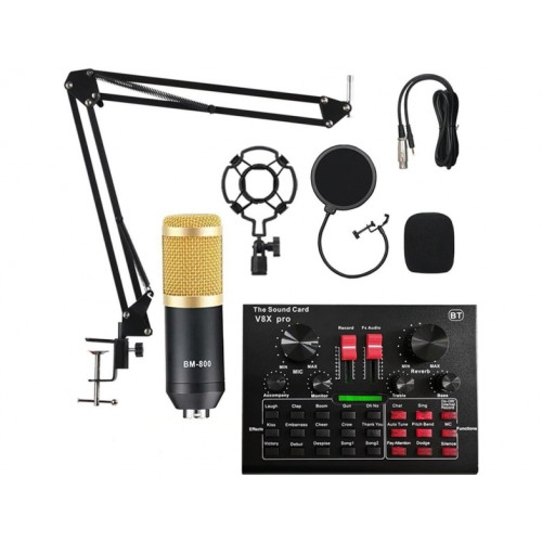 Strado Strado Microphone Studio microphone with mixer, Bluetooth ka...