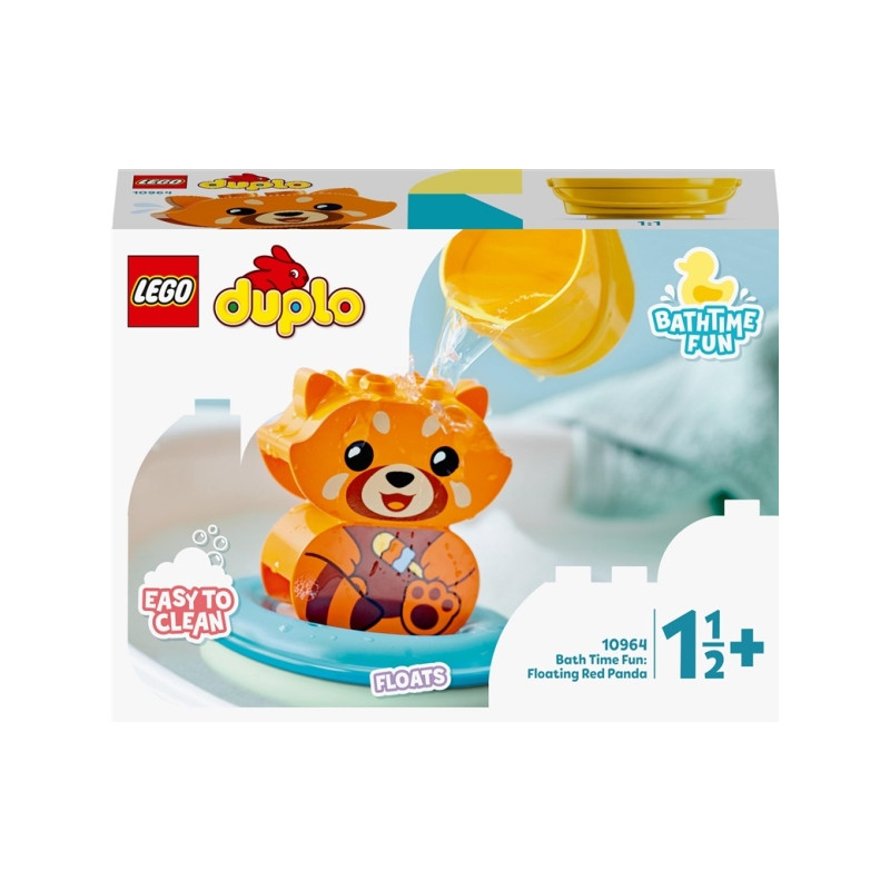 Produktbild för LEGO DUPLO Min första Skoj i badet: flytande röd panda