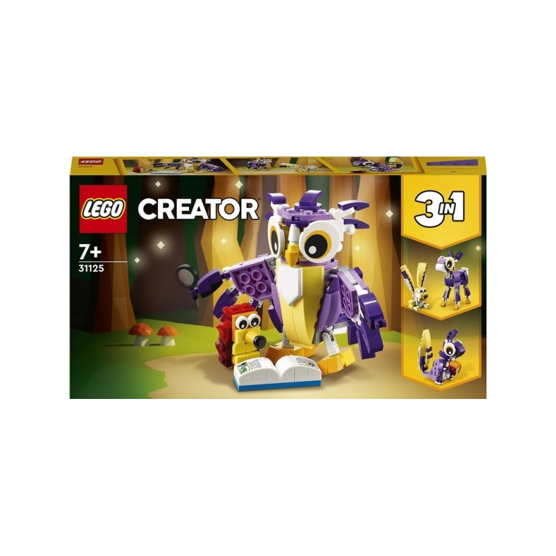 Produktbild för LEGO Creator 3in1 Fantasiskogsvarelser