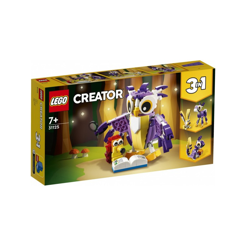 Produktbild för LEGO Creator 3in1 Fantasiskogsvarelser