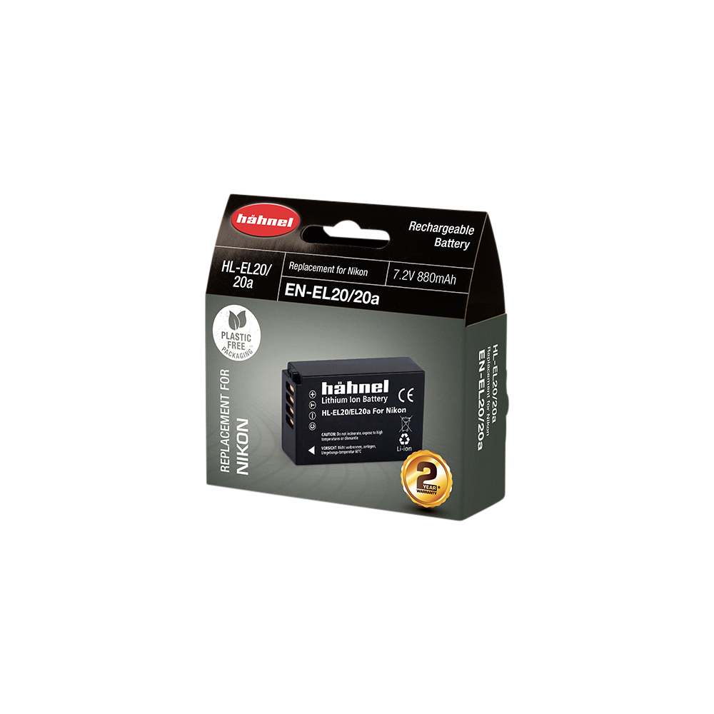 Produktbild för Hähnel Battery Nikon HL-EL20/20A / EN-EL20/20a