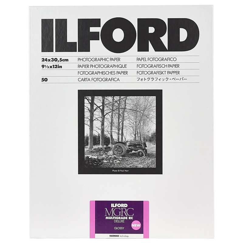 Produktbild för Ilford Multigrade RC Deluxe Glossy 30.5x40.6cm 50