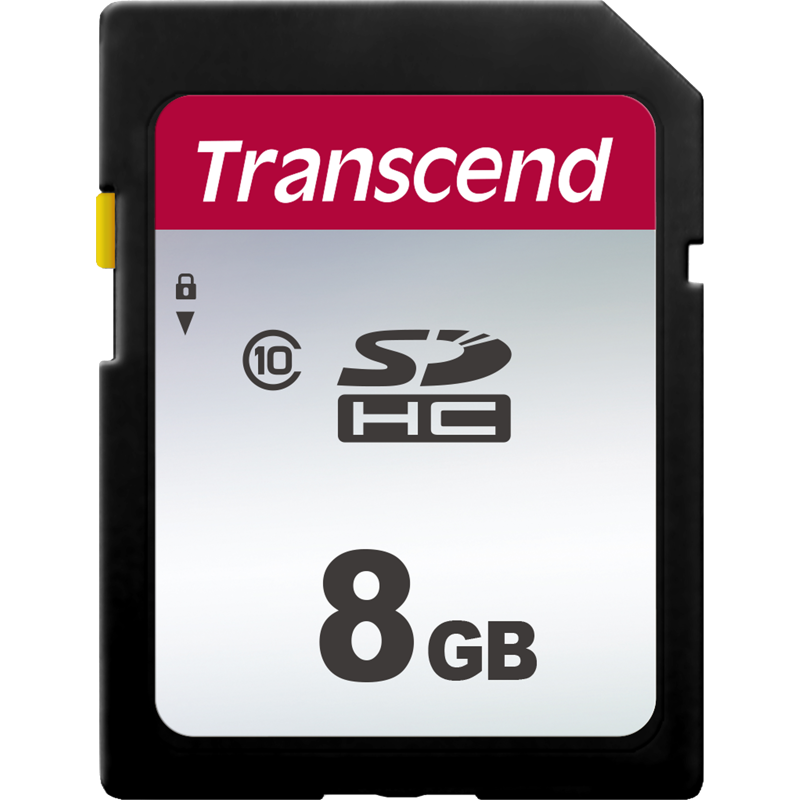 Produktbild för Transcend Silver 300S SDHC UHS-I C10 R20/W10 8GB