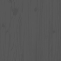Produktbild för Bokhylla/rumsavdelare grå 80x30x103,5 cm massiv furu