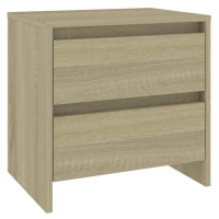 Produktbild för Sängbord 2 st sonoma-ek 45x34,5x44,5 cm konstruerat trä