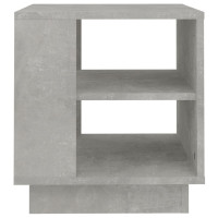 Miniatyr av produktbild för Soffbord betonggrå 40x40x43 cm konstruerat trä