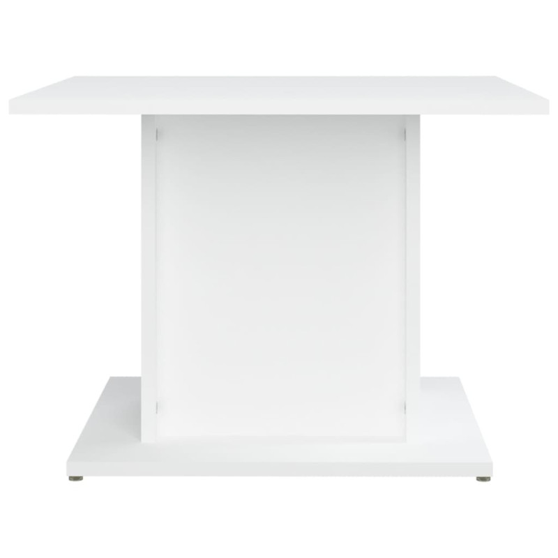 Produktbild för Soffbord vit 55,5x55,5x40 cm spånskiva