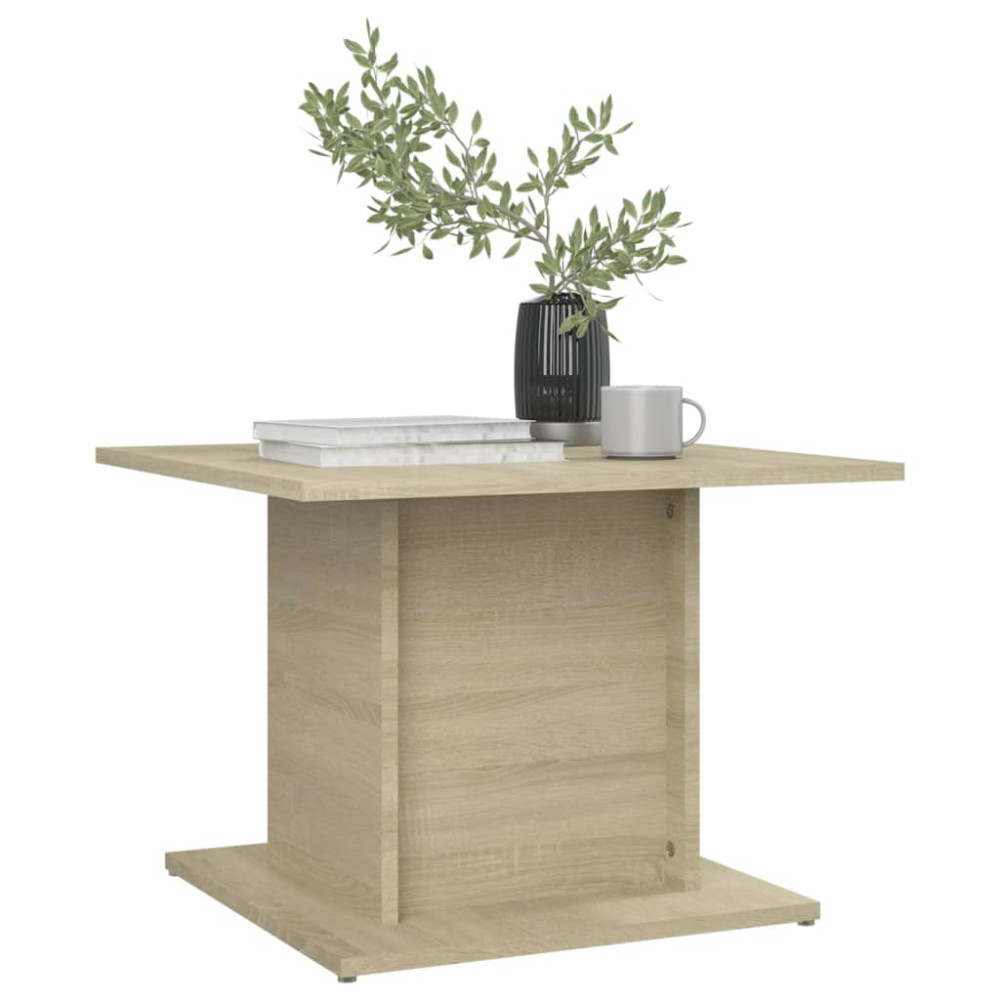 Produktbild för Soffbord sonoma-ek 55,5x55,5x40 cm konstruerat trä