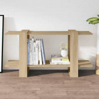 Produktbild för Bokhylla sonoma-ek 100x30x51 cm konstruerat trä