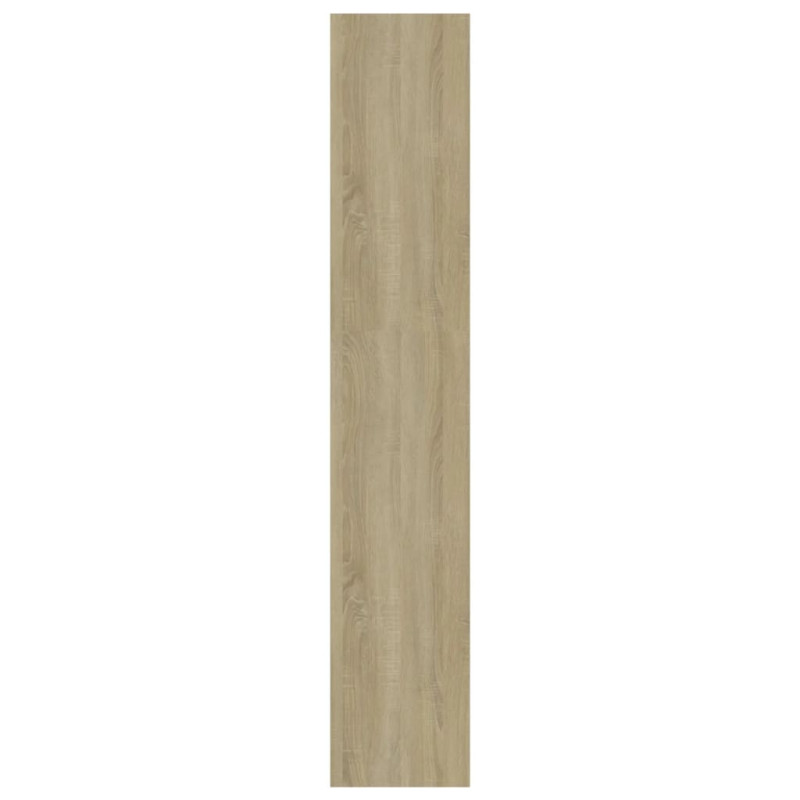 Produktbild för Bokhylla/Rumsavdelare sonoma-ek 60x30x166 cm konstruerat trä