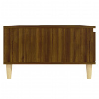 Miniatyr av produktbild för Soffbord brun ek 90x60x35 cm konstruerat trä