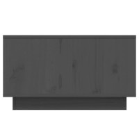 Produktbild för Soffbord grå 55x56x32 cm massivt furu