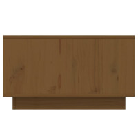 Produktbild för Soffbord honungsbrun 55x56x32 cm massiv furu