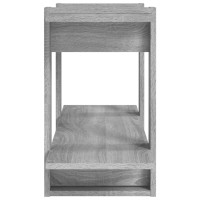 Produktbild för Bokhylla grå sonoma 100x30x51 cm konstruerat trä