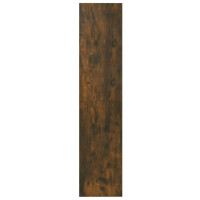 Produktbild för Bokhylla/rumsavdelare rökfärgad ek 60x30x135 cm konstruerat trä