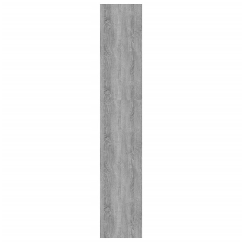 Produktbild för Bokhylla/Rumsavdelare grå sonoma 60x30x166cm konstruerat trä