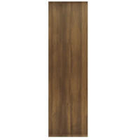 Produktbild för Bokhylla/Rumsavdelare brun 80x30x103 cm konstruerat trä