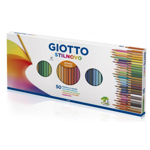 Giotto Giotto Crayons Stilnovo 50 colors GIOTTO