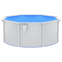 Miniatyr av produktbild för Pool med säkerhetsstege 300x120 cm