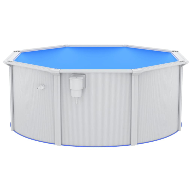 Produktbild för Pool med säkerhetsstege 300x120 cm