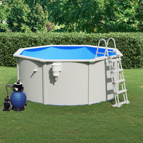 vidaXL Pool med sandfilterpump 300x120 cm