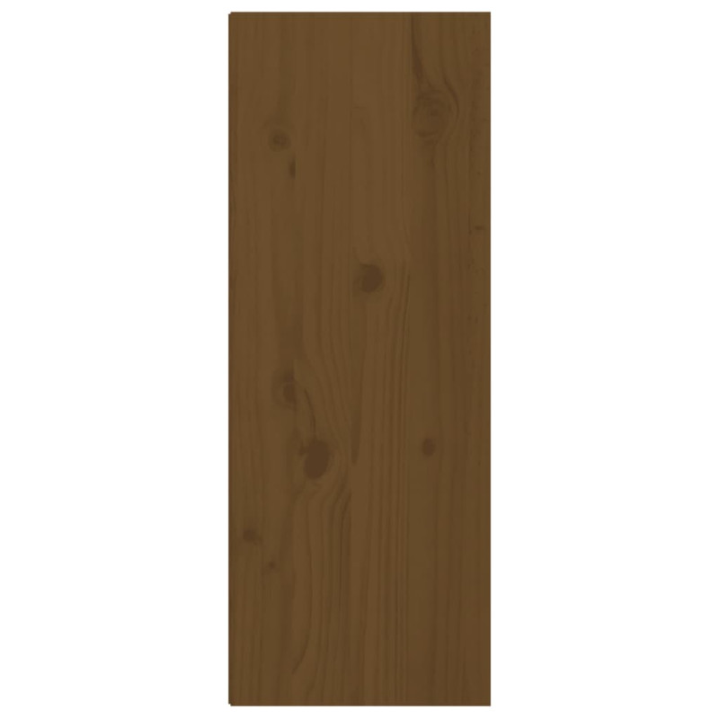 Produktbild för Väggskåp honungsbrun 30x30x80 cm massiv furu