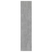 Produktbild för Bokhylla/Rumsavdelare grå sonoma 60x30x135 cm