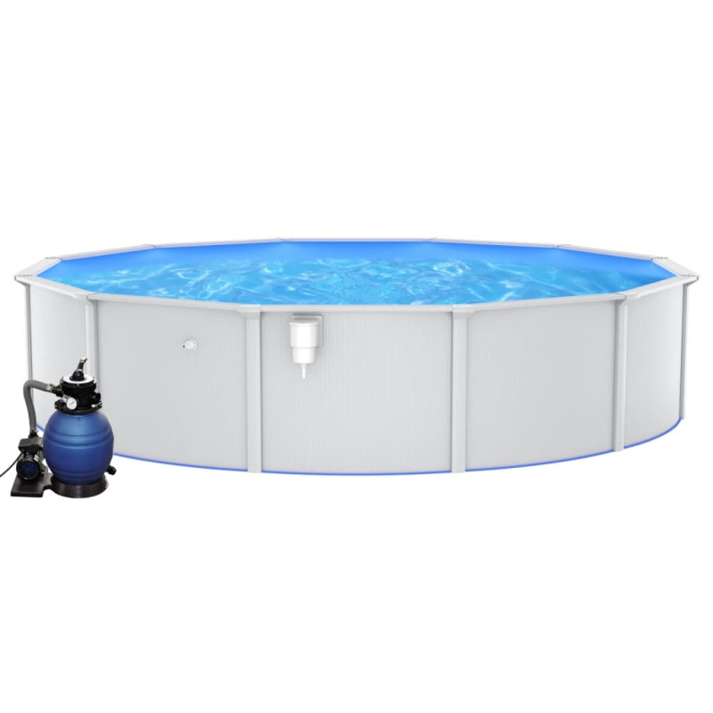 Produktbild för Pool med sandfilterpump 550x120 cm