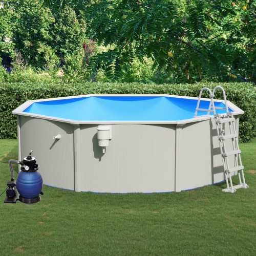 vidaXL Pool med sandfilterpump 460x120 cm