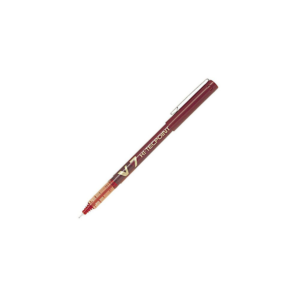 Produktbild för Bläckkulpenna PILOT Hi-Tec V7 0,7 röd