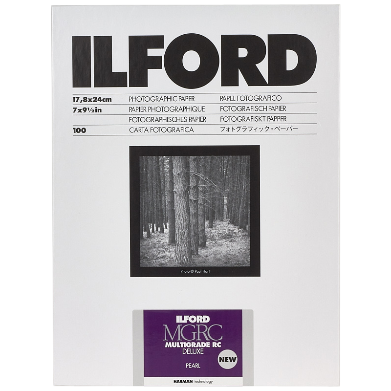 Produktbild för Ilford Multigrade RC Deluxe Pearl 17.8x24cm 25