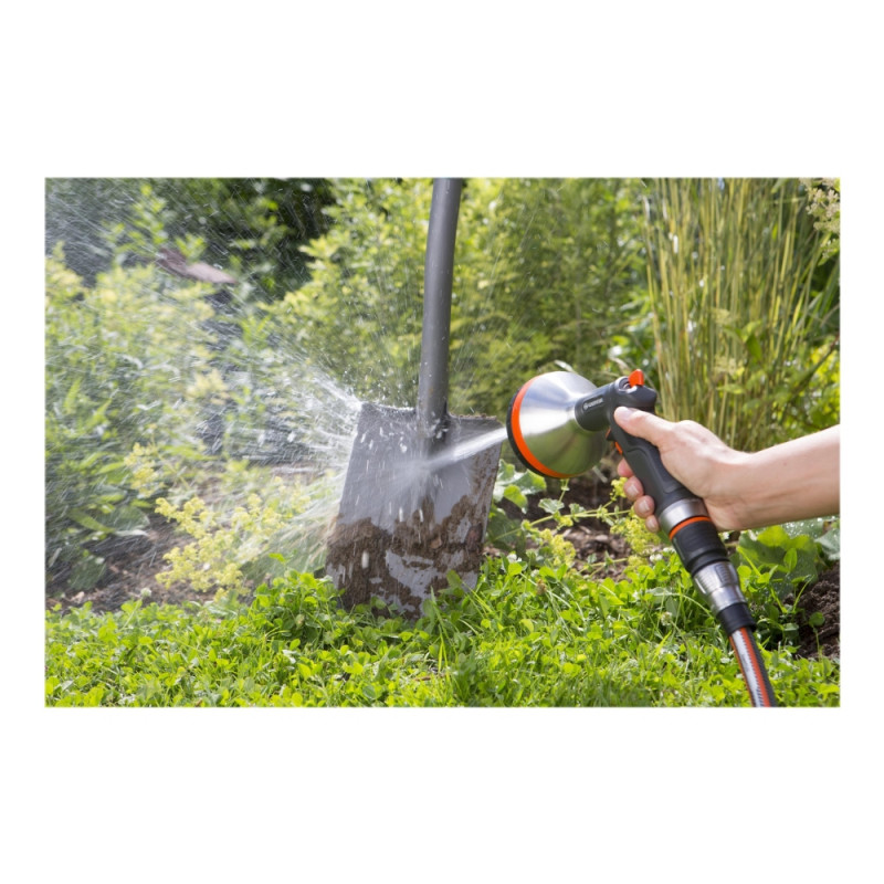 Produktbild för Gardena 18317-20 vattensprutor Långt spraymunstycke för trädgårdsbevattning Svart, Grå, Orange, Rostfritt stål