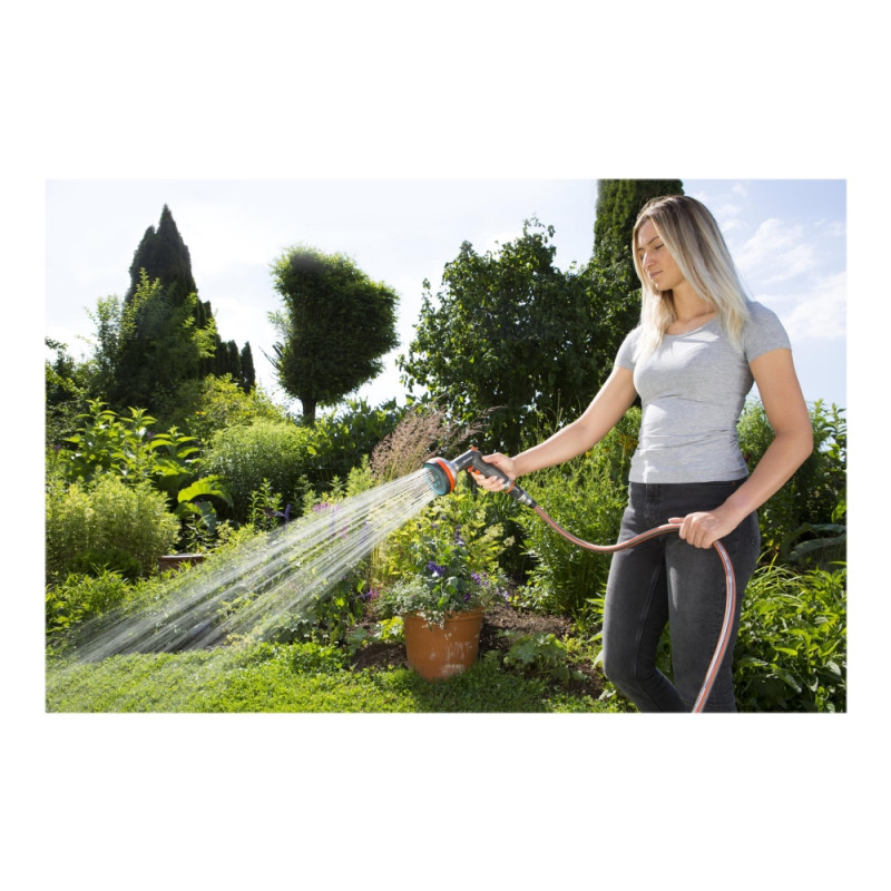 Produktbild för Gardena 18317-20 vattensprutor Långt spraymunstycke för trädgårdsbevattning Svart, Grå, Orange, Rostfritt stål