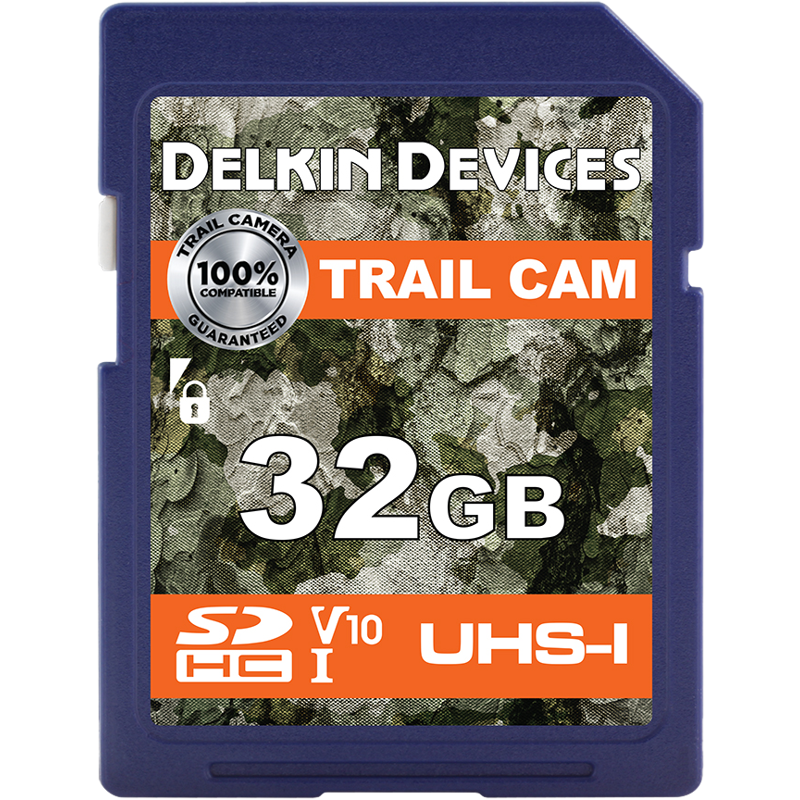 Produktbild för Delkin SDHC Trail Cam R100/W30 (V10) 32GB