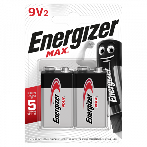 ENERGIZER Energizer Max 9v 2 Pack