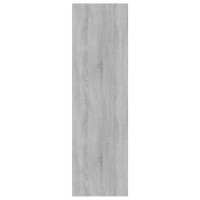 Produktbild för Bokhylla/Rumsavdelare grå sonoma 80x30x103 cm konstruerat trä