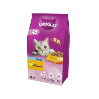 Produktbild för Whiskas STERILE torrfoder för vuxna katter med kyckling