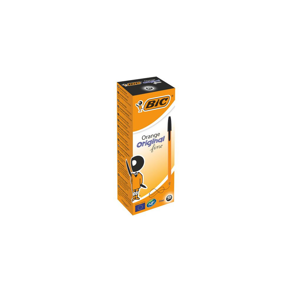 Produktbild för Kulpenna BIC Orange 0,8 svart
