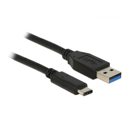 DeLOCK DeLOCK 1m USB3.1-C/USB3.1-A USB-kablar USB 3.2 Gen 2 (3.1 Gen 2) USB A USB C Svart