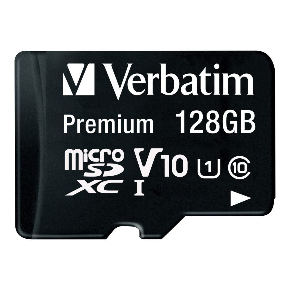 Produktbild för Verbatim Premium - flash-minneskort - 128 GB - mikroSDXC UHS-I